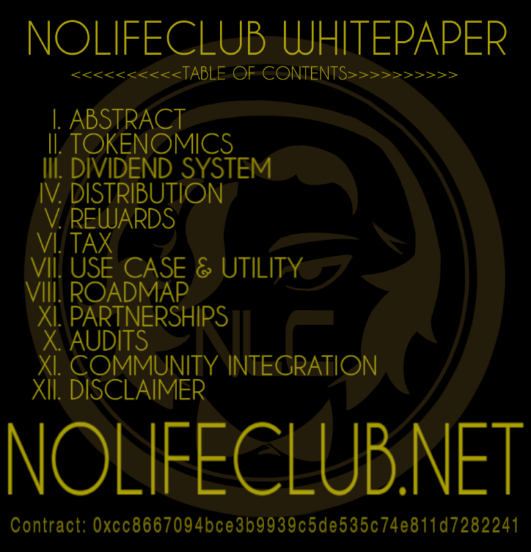 NOLIFECLUB.NET Whitepaper